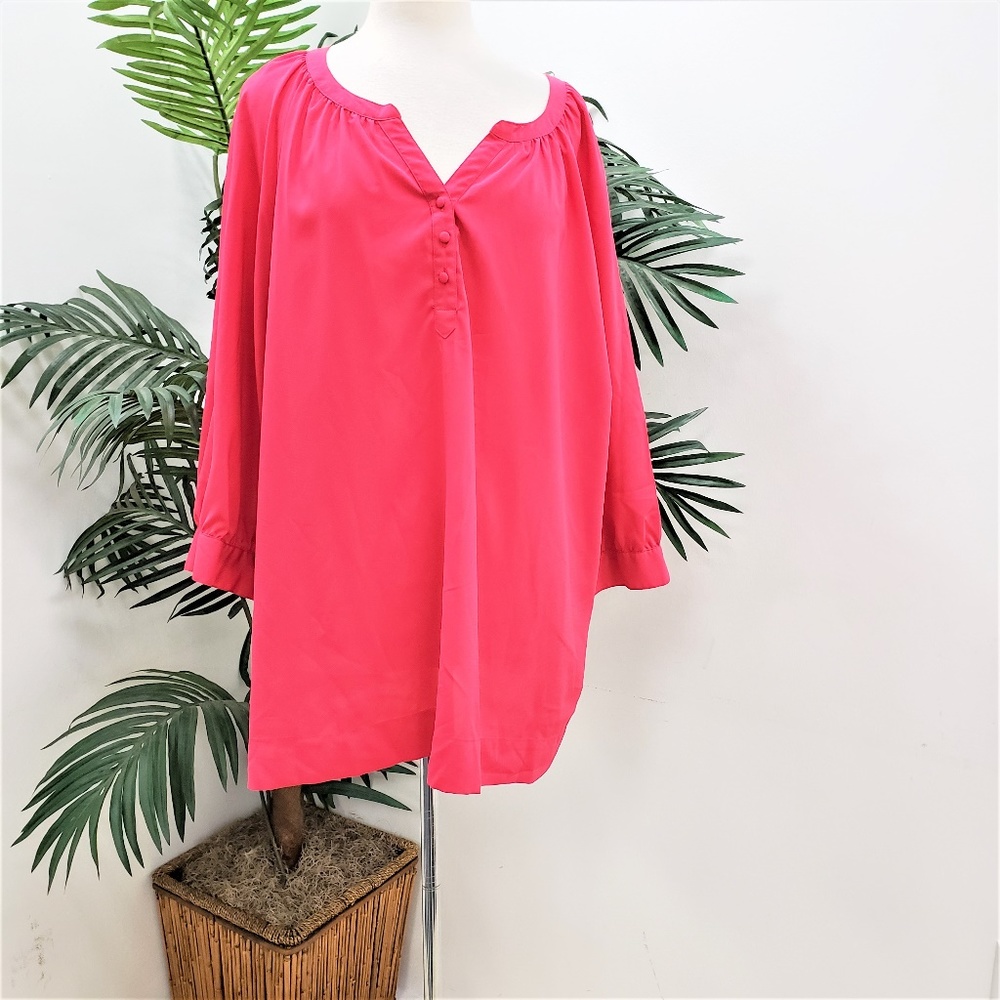 Pink AVENUE Womens Blouse